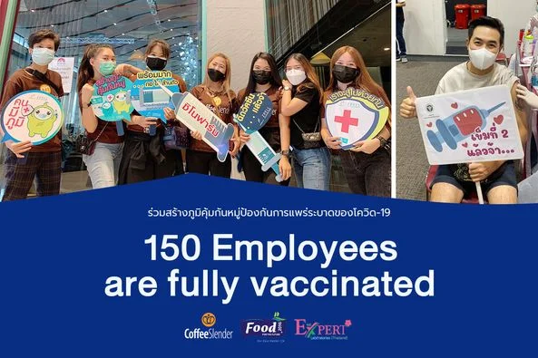 150 Employees are fully vaccinated